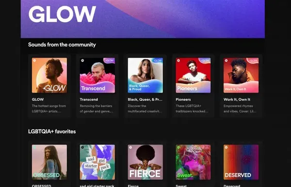 Spotify GLOWs for LGBTQ Artists