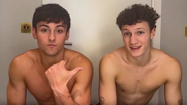 Watch: Yep, Tom Daley Crocheted *That* for His Diving Partner