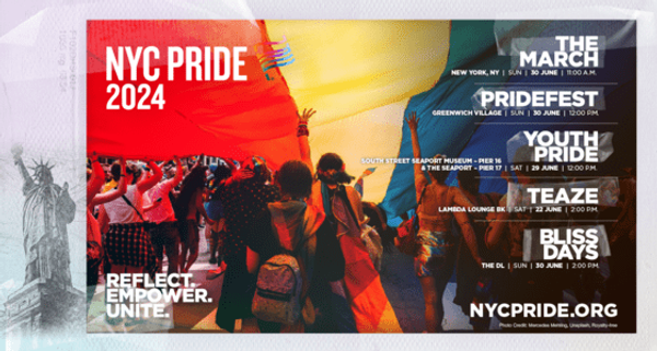 NYC Pride Unveils Event Roster for the 2024 Pride Season and More!