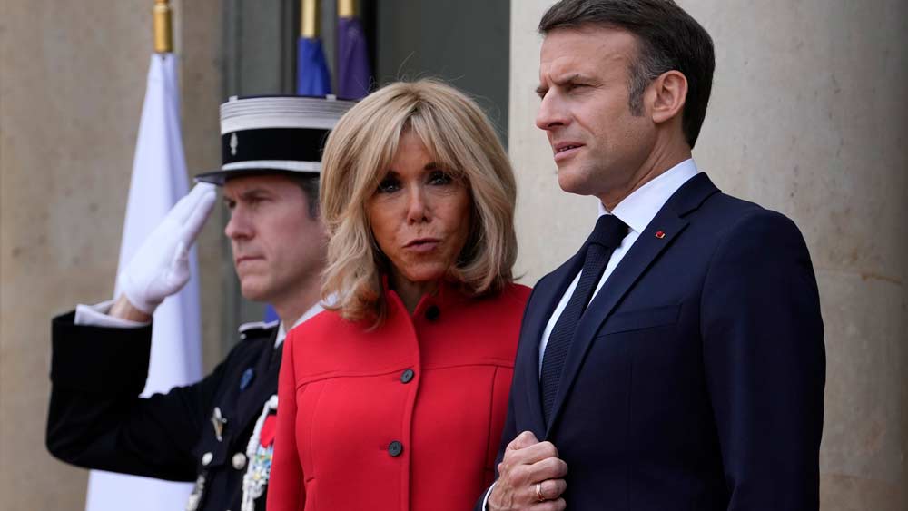 Macron Says He's 'Super Proud' of His Wife's Cameo in 'Emily in Paris' 