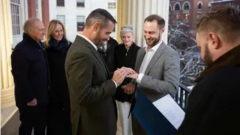 Former PA State Rep Brian Sims, Alex Drakos Marry Ahead of Trump's Inauguration